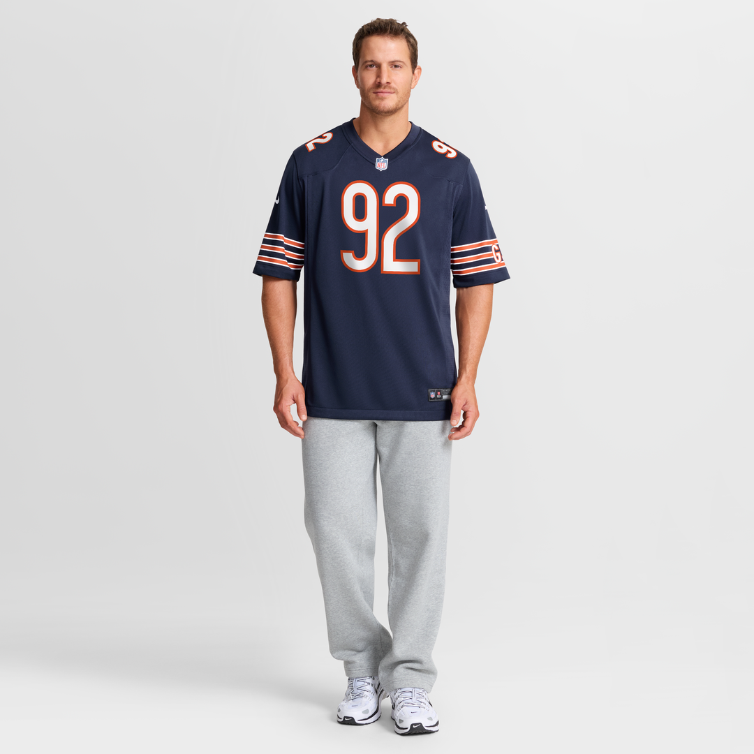 Men's Chicago Bears Daniel Hardy Nike Navy Team Game Jersey product image 7