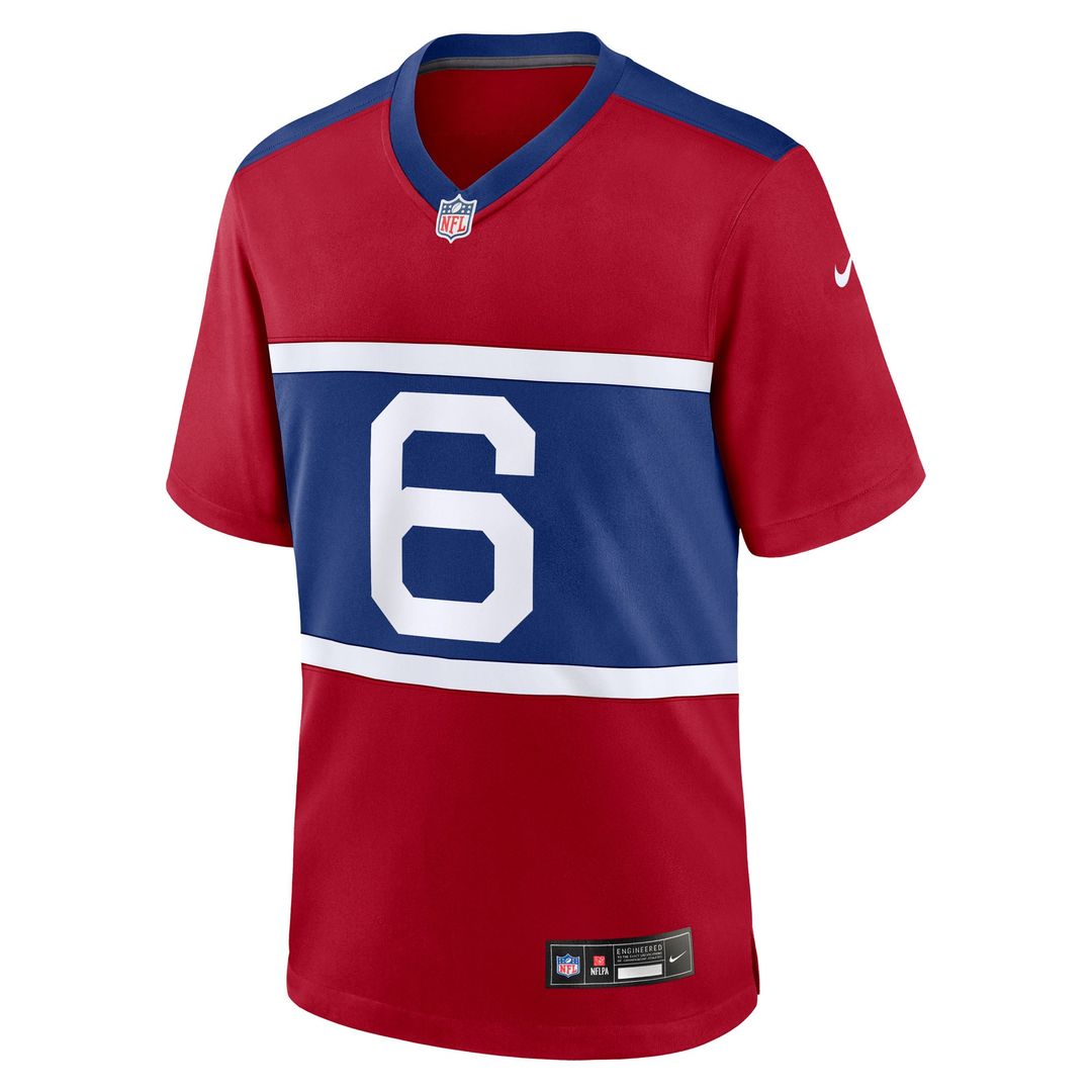 Men's New York Giants Jaxson Dart Nike Red Alternate product image 2