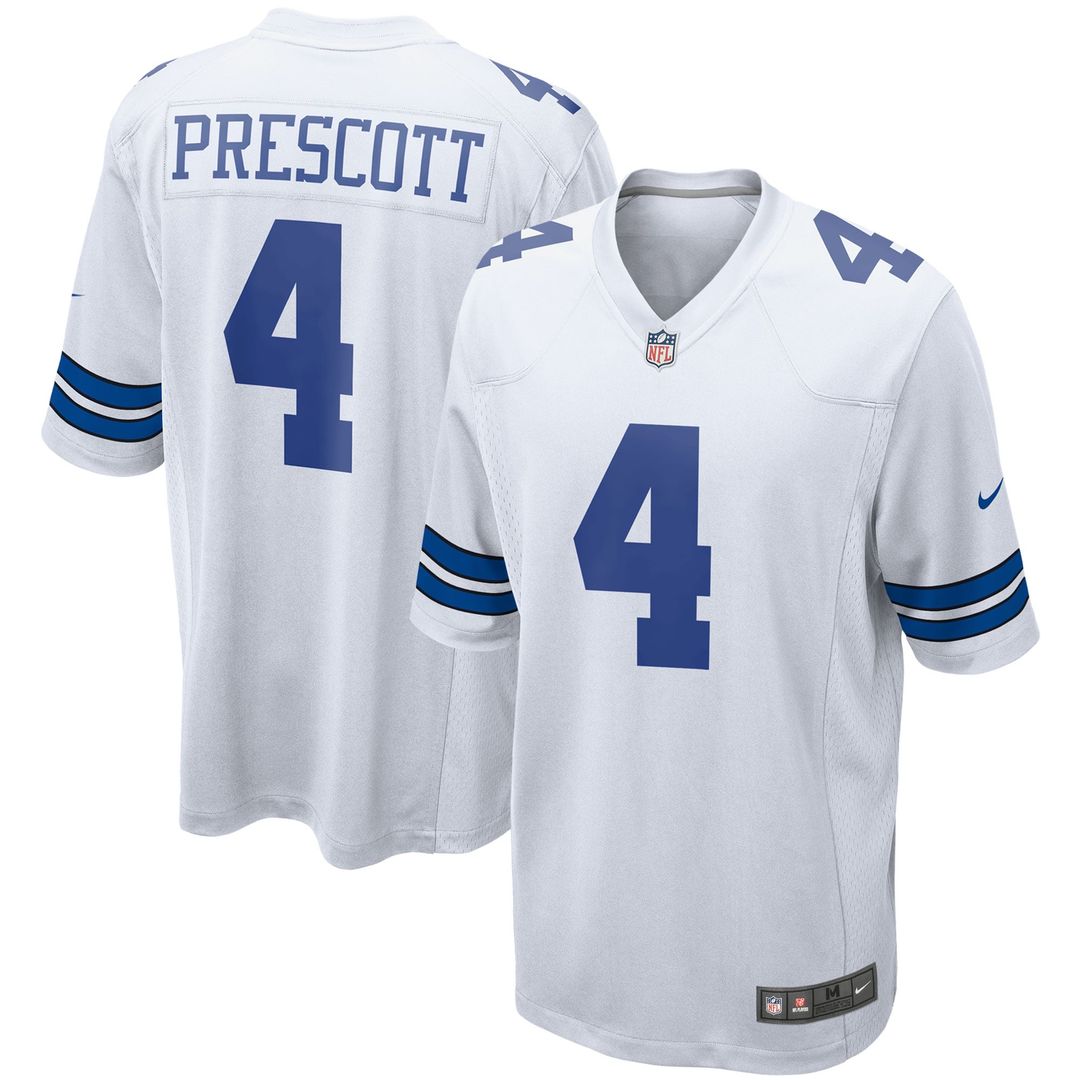 Men's Dallas Cowboys Dak Prescott Nike Navy Game Team Jersey product image 17