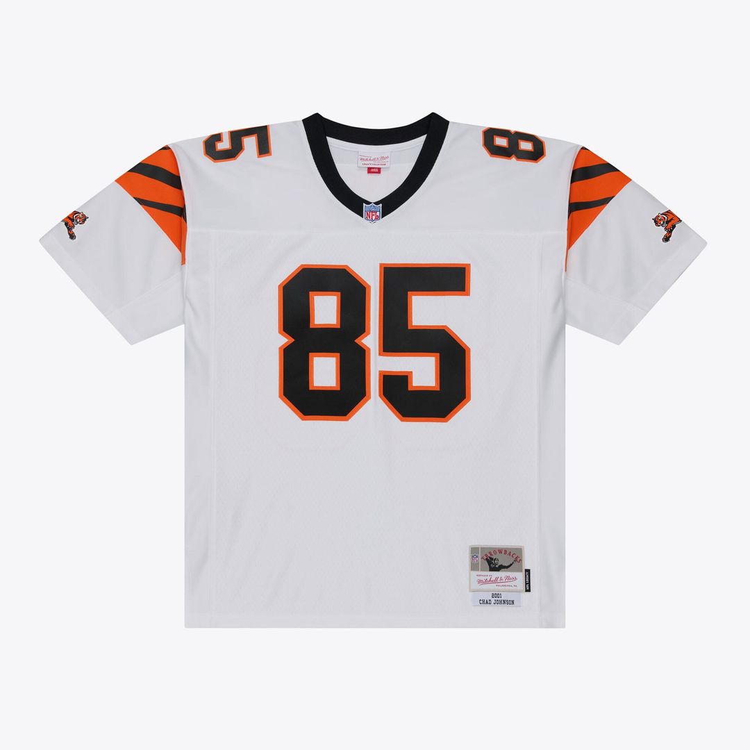 Men's Cincinnati Bengals Chad Johnson Mitchell & Ness White product image 1