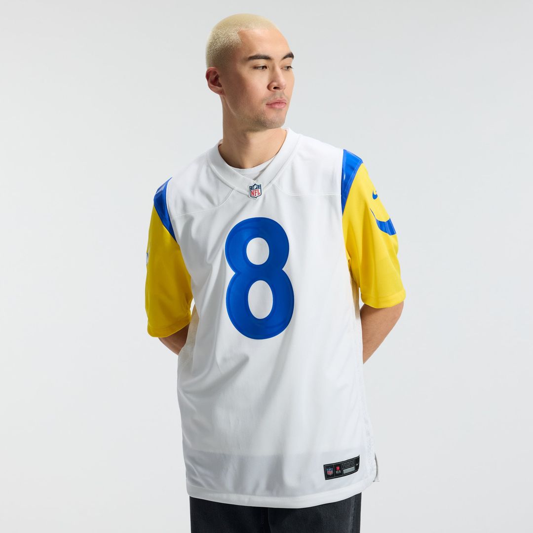 Men's Los Angeles Rams Jared Verse Nike Royal Player Game product image 22