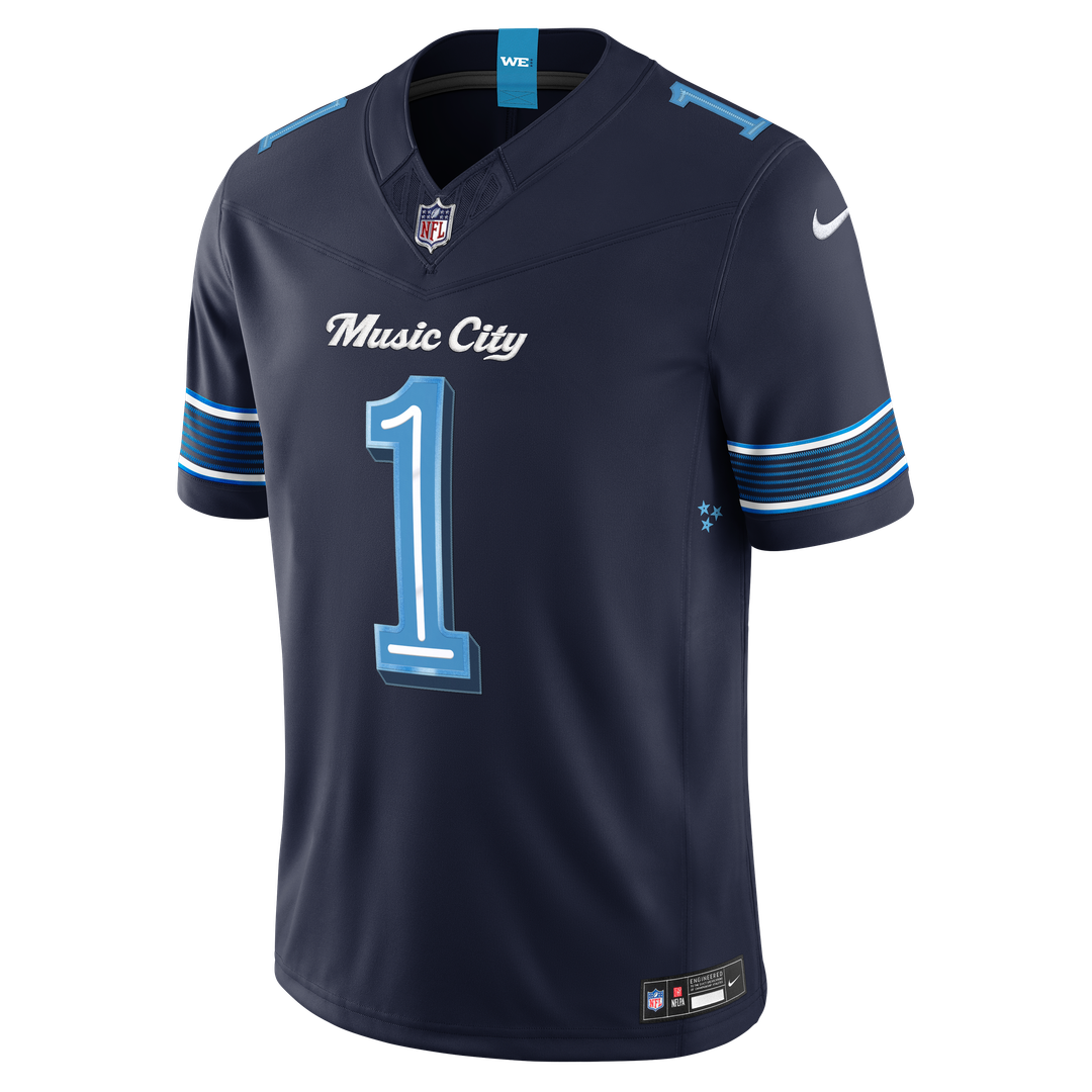 Men's Tennessee Titans Cameron Ward Nike Navy 2026 product image 2