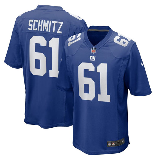 New York Giants John Michael Schmitz Nike Royal Game Jersey product image 1