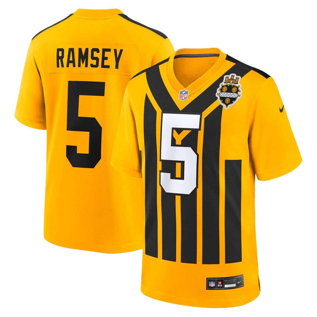 Men's Pittsburgh Steelers Jalen Ramsey Nike Gold Alternate product image 4