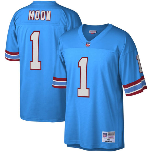 Houston Oilers Warren Moon Mitchell & Ness Light Blue product image 1