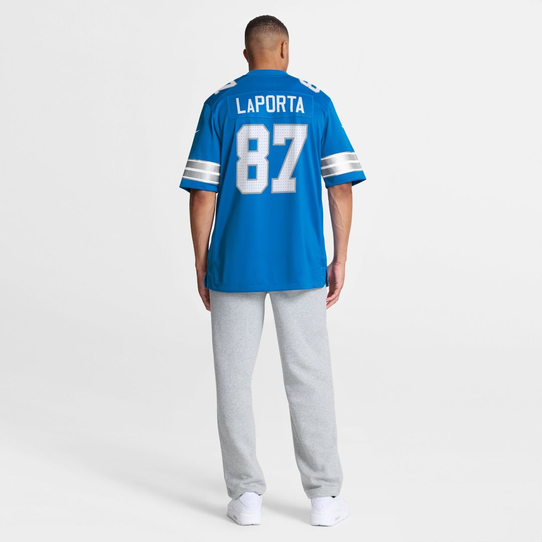 Detroit Lions Sam LaPorta Nike Blue Game Jersey product image 5