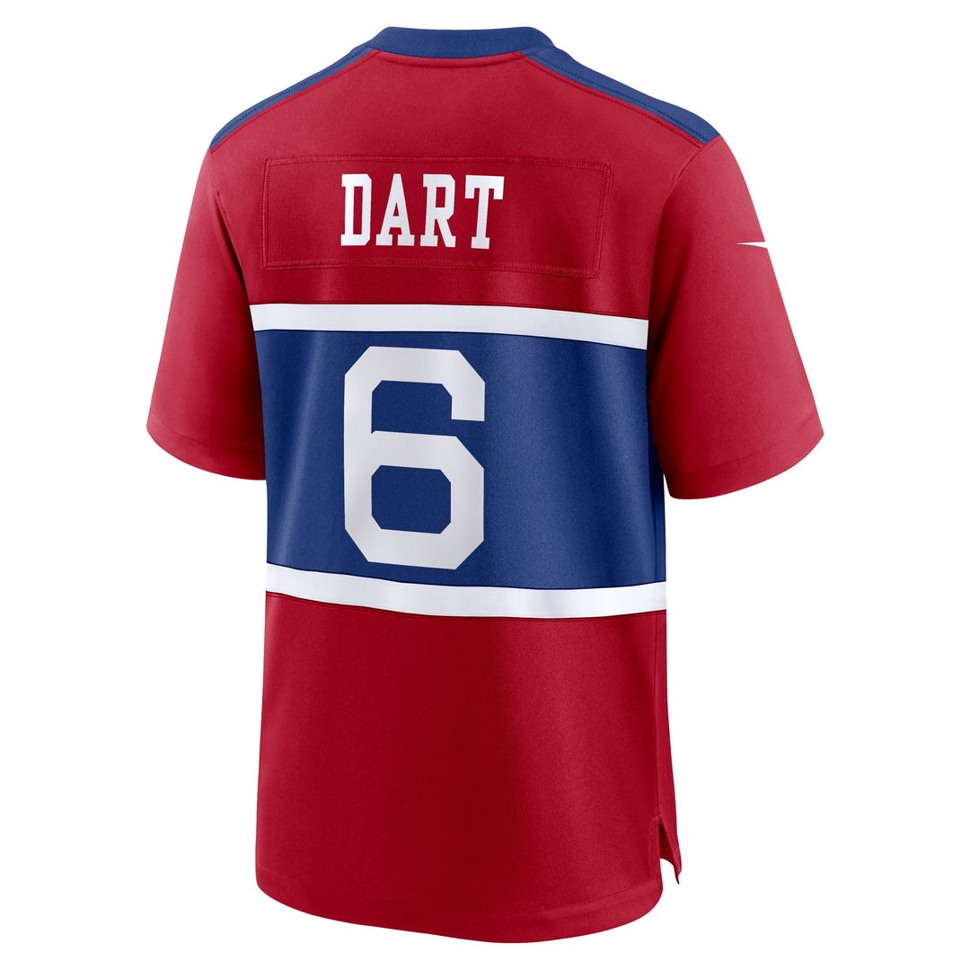 Men's New York Giants Jaxson Dart Nike Red Alternate product image 9