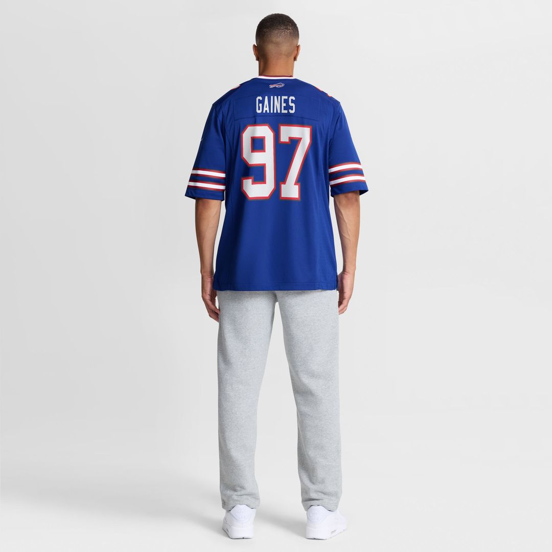 Men's Buffalo Bills Greg Gaines Nike Royal Team Game Jersey product image 3