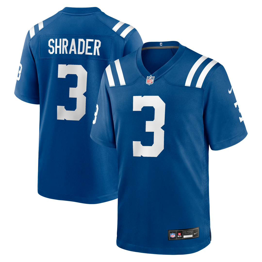 Men's Indianapolis Colts Spencer Shrader Nike Royal Team product image 1