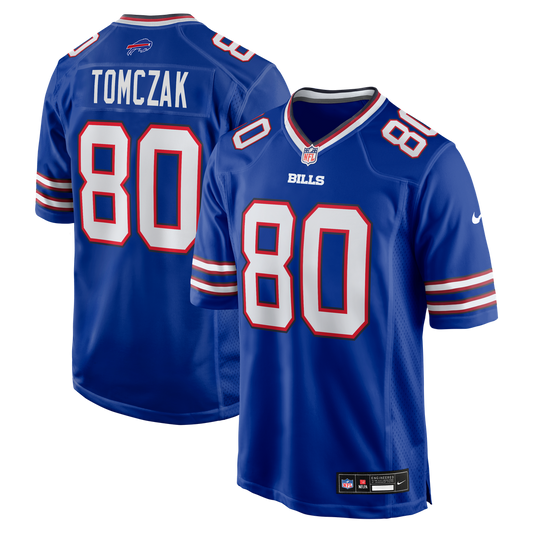 Men's Buffalo Bills Max Tomczak Nike Royal Team Game Jersey product image 1