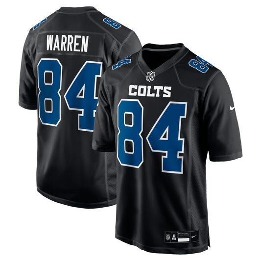 Men's Indianapolis Colts Tyler Warren Nike Carbon Black product image 1