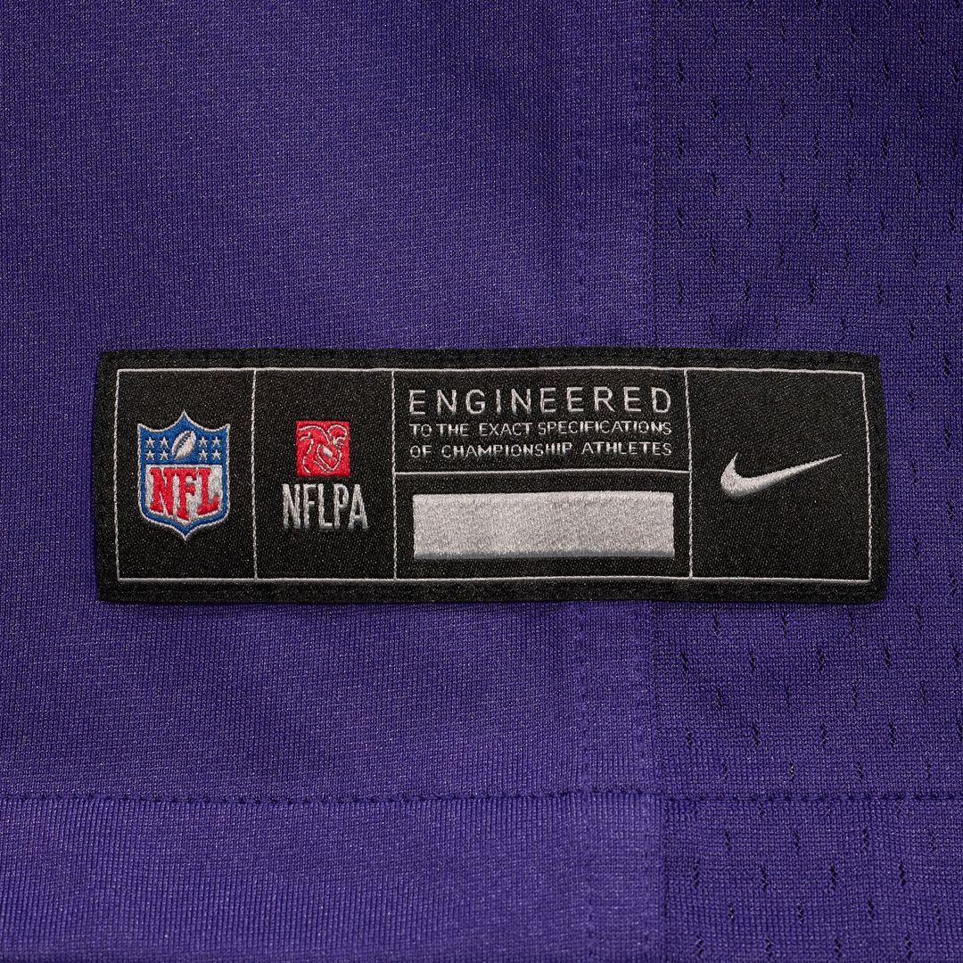 Men's Baltimore Ravens Lamar Jackson Nike White Game Jersey product image 12