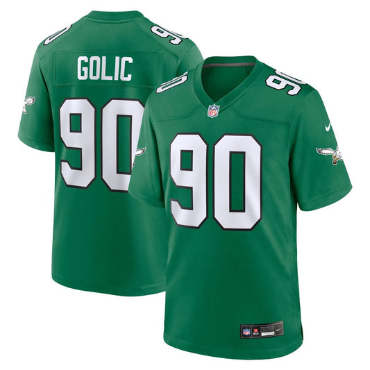 Philadelphia Eagles Mike Golic Nike Kelly Green Retired product image 1