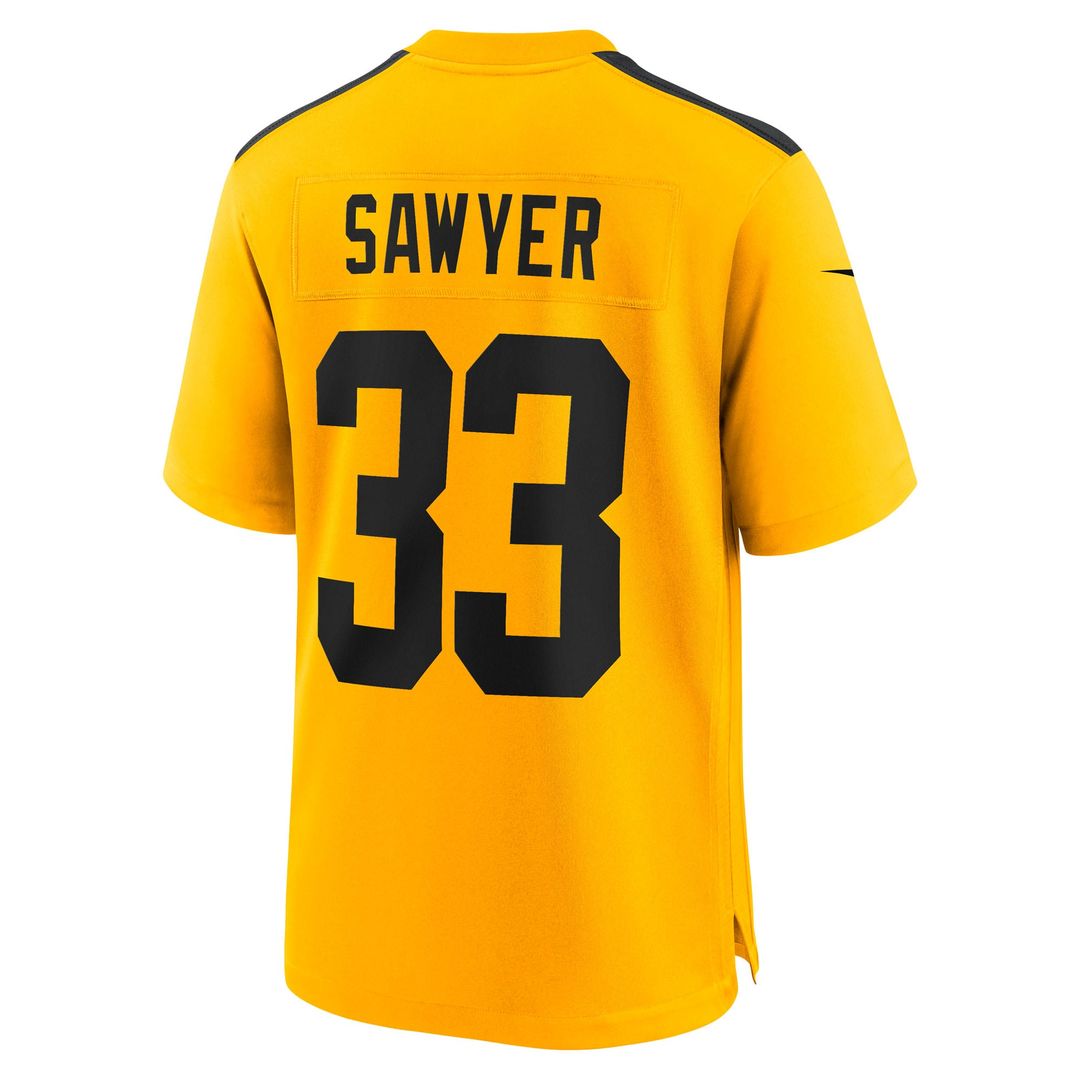 Men's Pittsburgh Steelers Jack Sawyer Nike Black Team Game product image 15