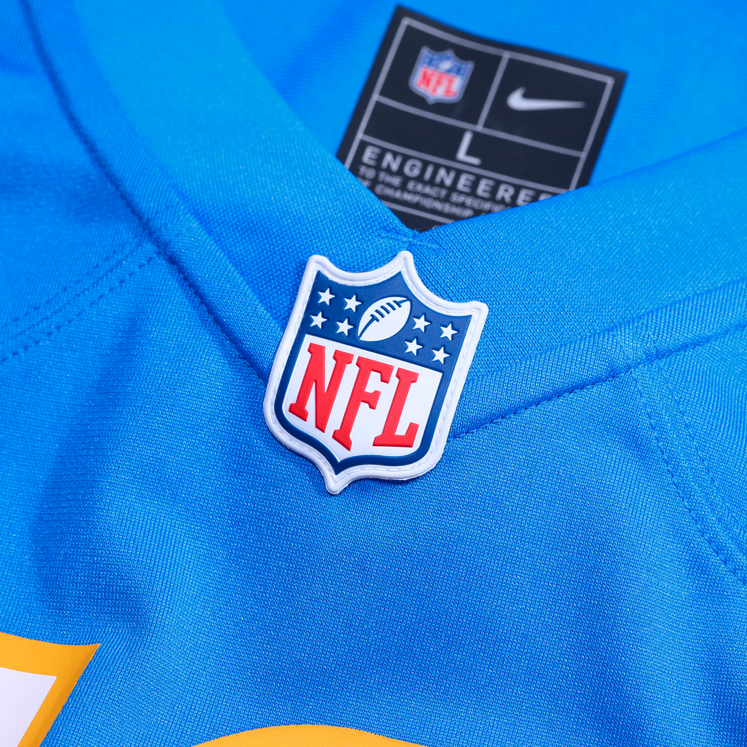 Los Angeles Chargers Trey Lance Nike Powder Blue Game Jersey product image 4