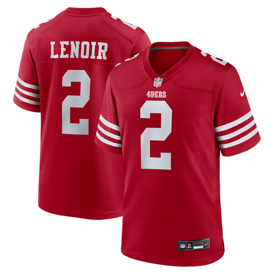San Francisco 49ers Deommodore Lenoir Nike Scarlet Game product image 1