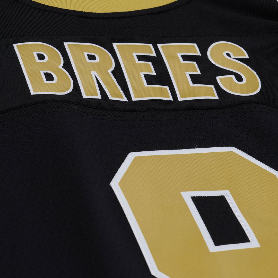 Men's New Orleans Saints Drew Brees Mitchell & Ness Black product image 7