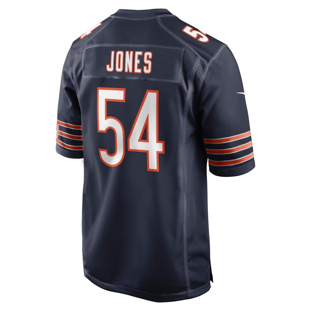 Men's Chicago Bears Logan Jones Nike Navy Team Game Jersey product image 5