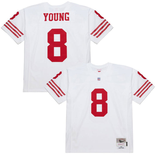 Men's San Francisco 49ers Steve Young Mitchell & Ness White product image 1