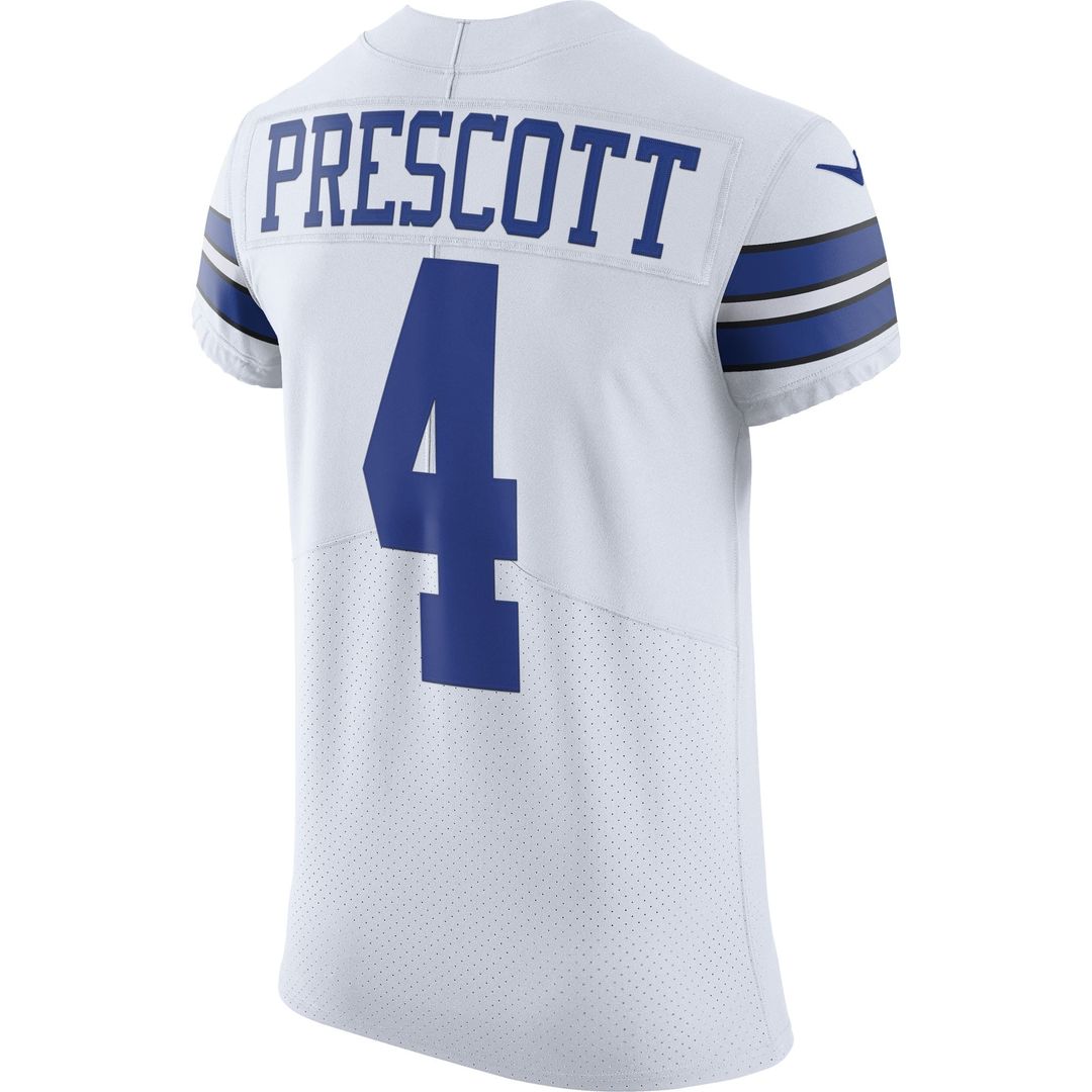 Men's Dallas Cowboys Dak Prescott Nike White Vapor Elite product image 3