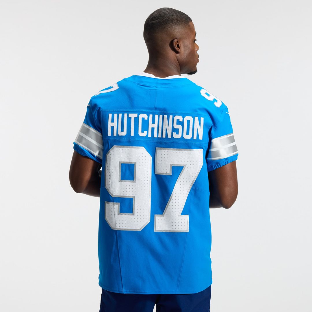 Men's Detroit Lions Aidan Hutchinson Nike Black Alternate product image 23