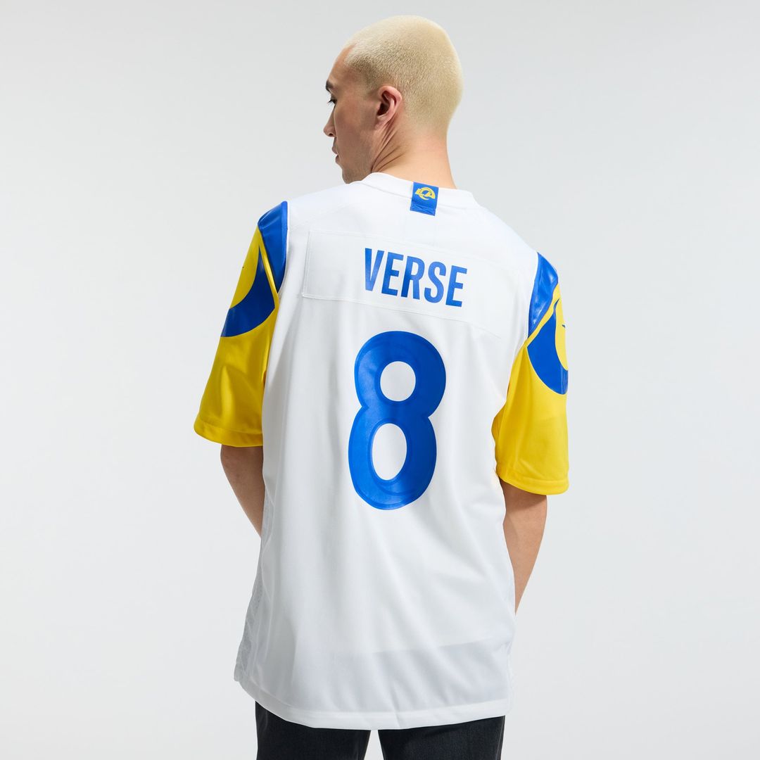 Men's Los Angeles Rams Jared Verse Nike Royal Player Game product image 23