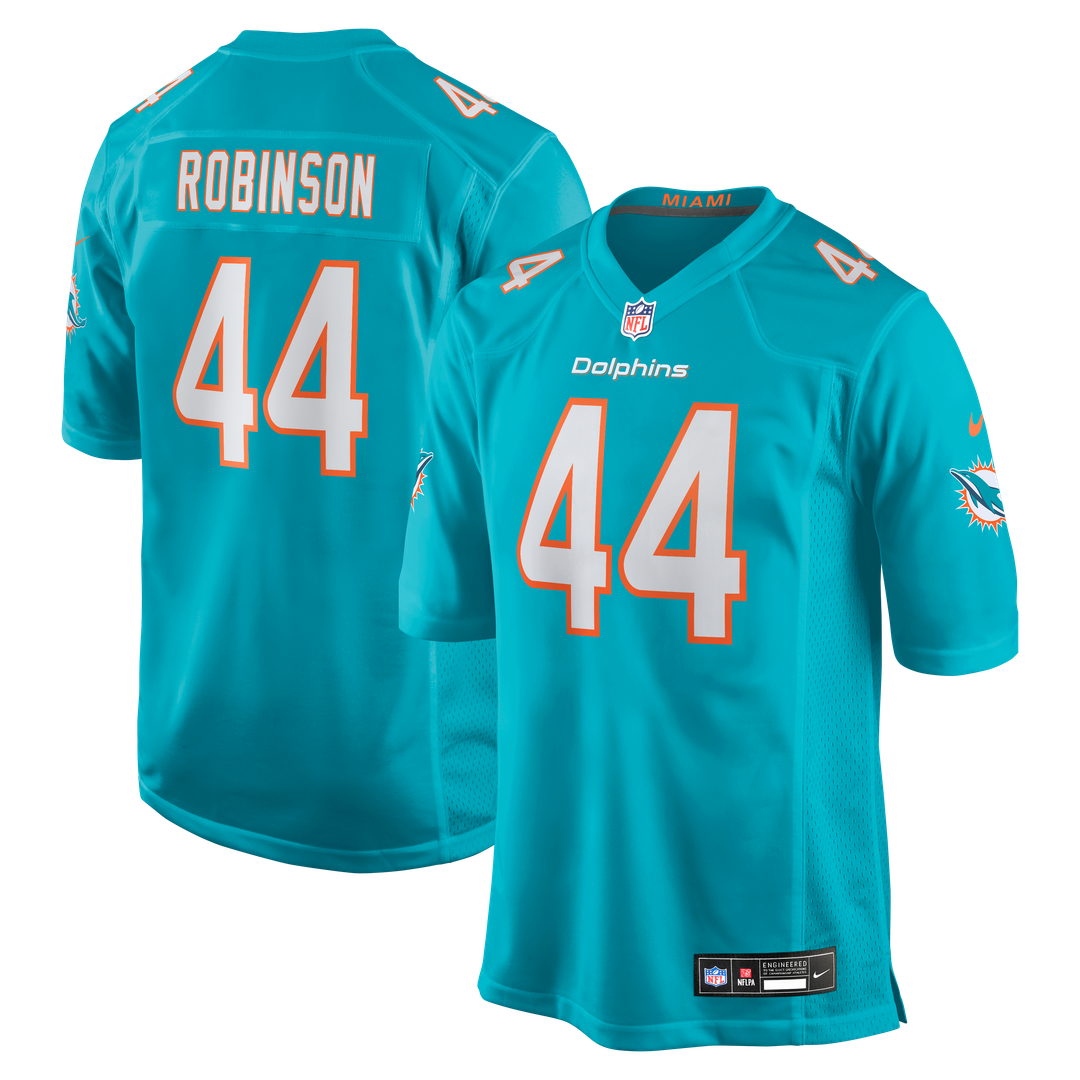 Men's Miami Dolphins Chop Robinson Nike Aqua Game Jersey product image 1