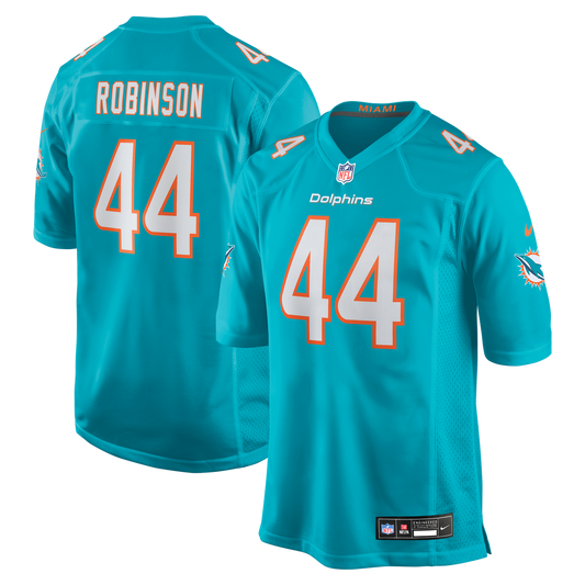 Men's Miami Dolphins Chop Robinson Nike Aqua Game Jersey product image 1