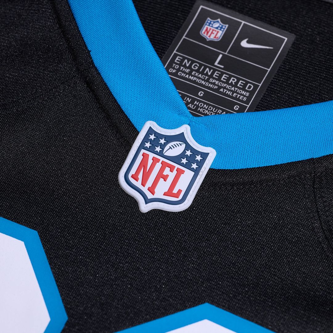 Men's Carolina Panthers Rashard Lawrence Nike Black Game product image 4