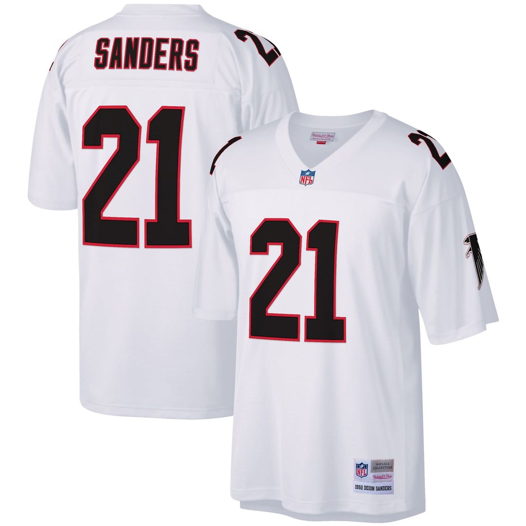 Atlanta Falcons Deion Sanders Mitchell & Ness White Legacy product image 1