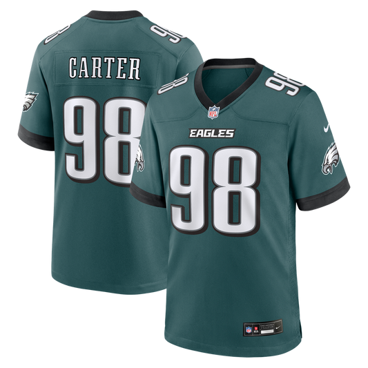 Philadelphia Eagles Jalen Carter Nike Midnight Green Game product image 1