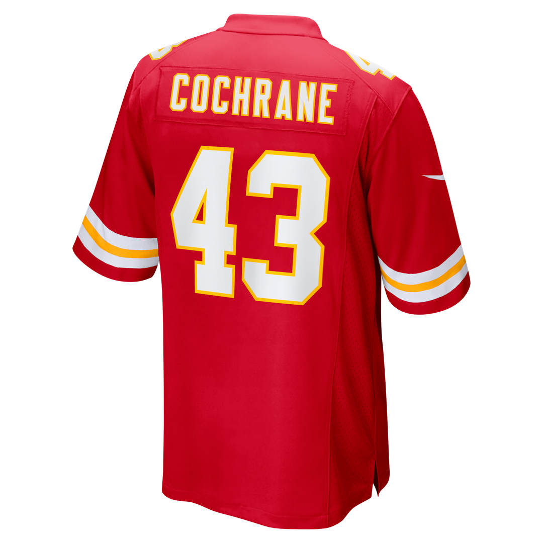 Kansas City Chiefs Jack Cochrane Nike Red Game Jersey product image 3
