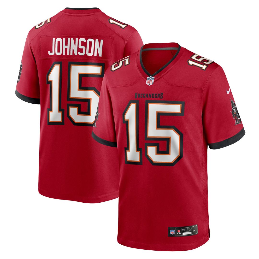 Men's Tampa Bay Buccaneers Tez Johnson Nike Red Team Game product image 1