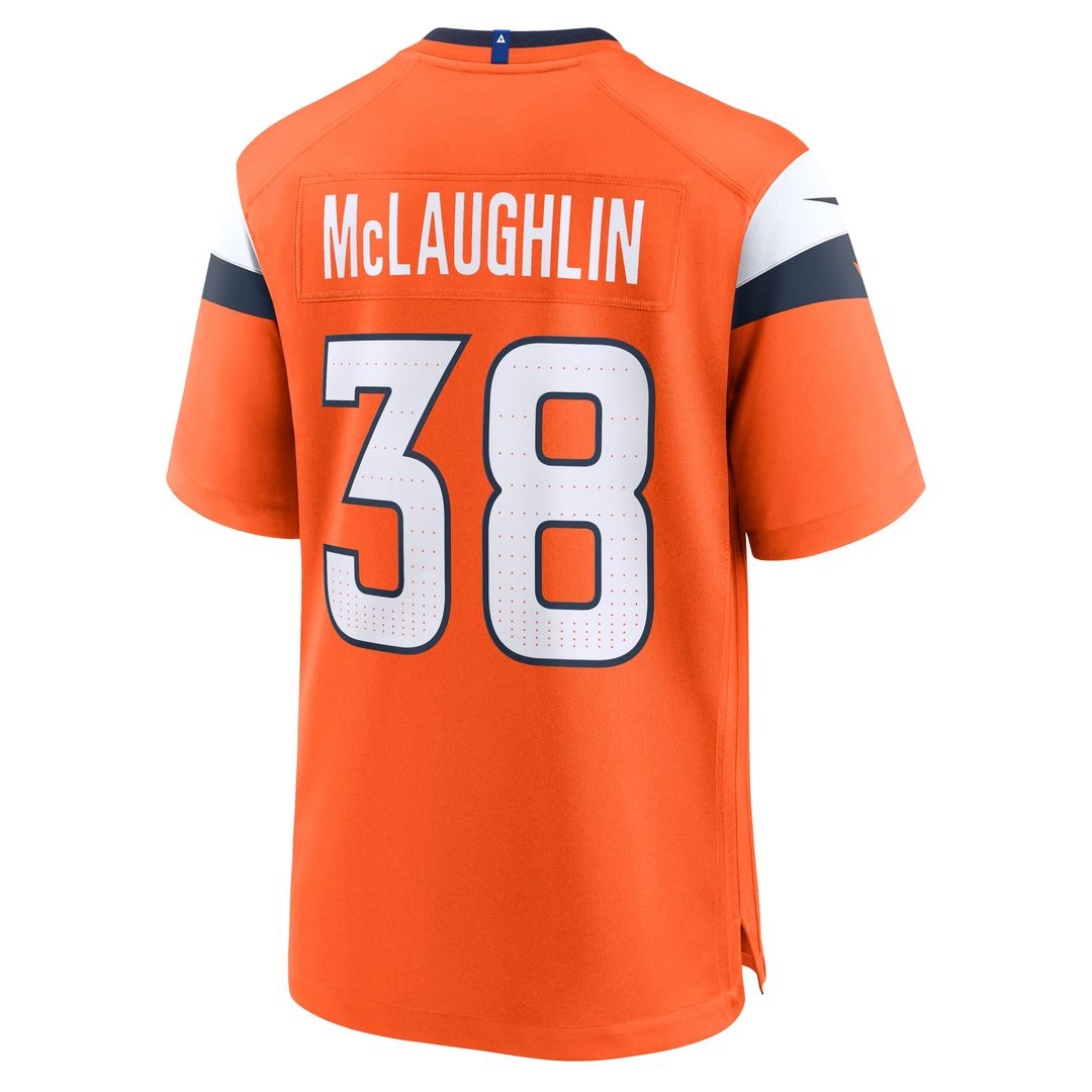 Men's Denver Broncos Jaleel McLaughlin Nike White Game product image 9