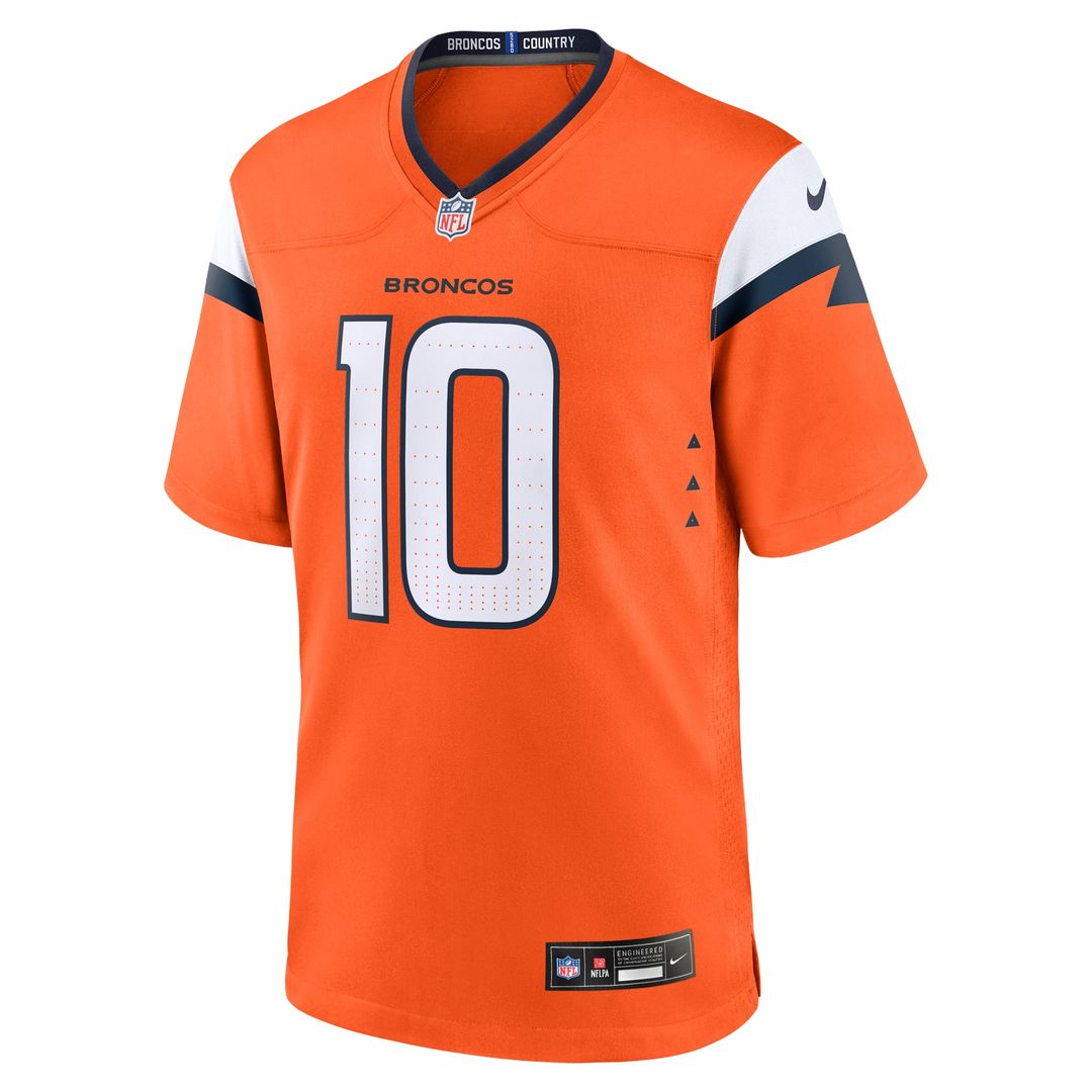 Men's Denver Broncos Bo Nix Nike Navy Alternate Game Jersey product image 14