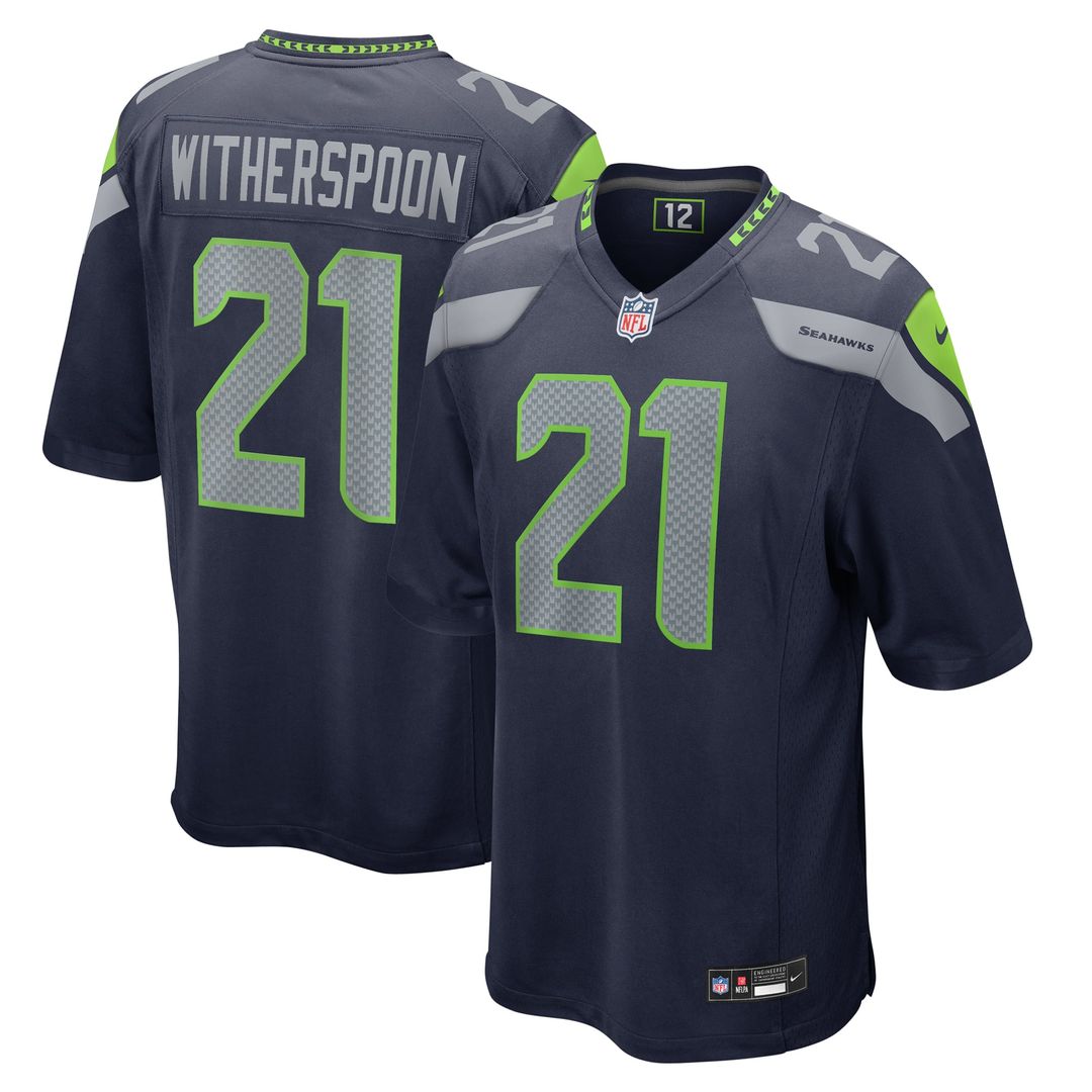 Men's Seattle Seahawks Devon Witherspoon Nike White Game product image 7