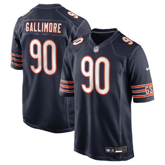Men's Chicago Bears Neville Gallimore Nike Navy Team Game product image 1