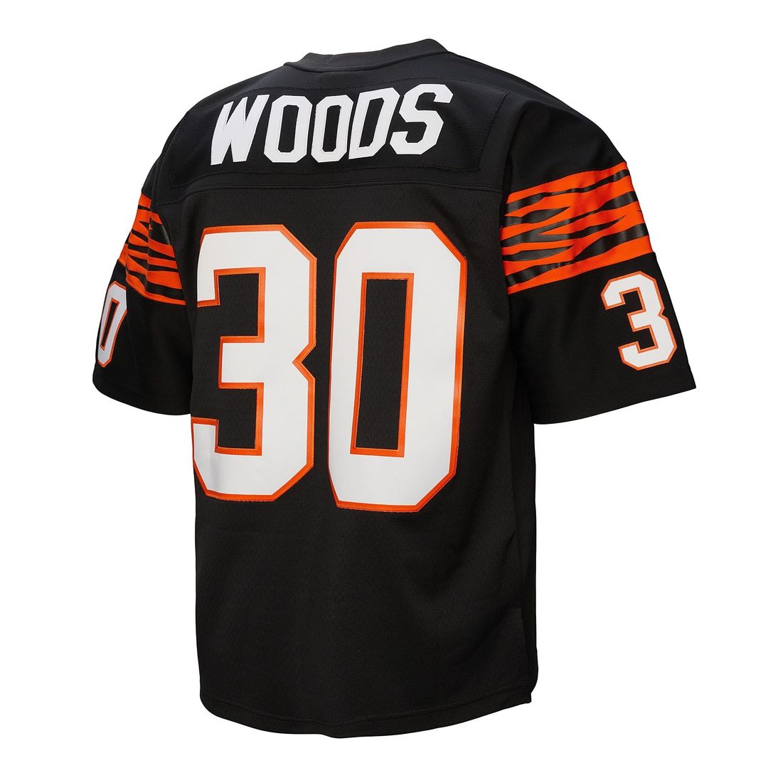 Men's Cincinnati Bengals Ickey Woods Mitchell & Ness Black product image 6