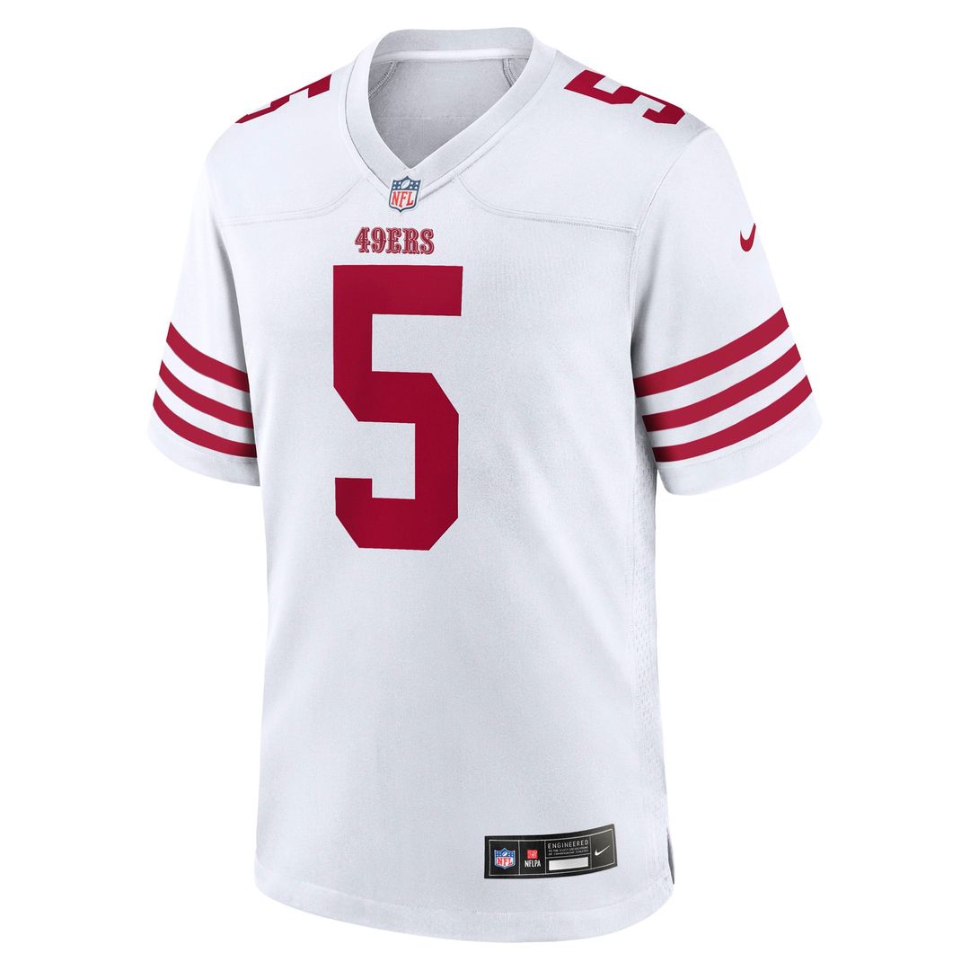 San Francisco 49ers Mike Evans Nike White Game Jersey product image 2