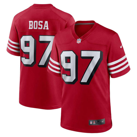 San Francisco 49ers Nick Bosa Nike Scarlet Alternate Game product image 1