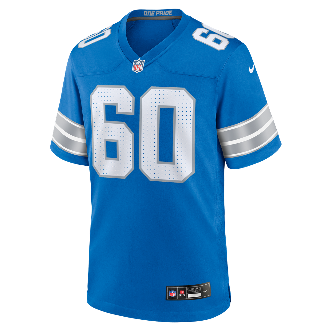 Detroit Lions Graham Glasgow Nike Blue Game Jersey product image 2