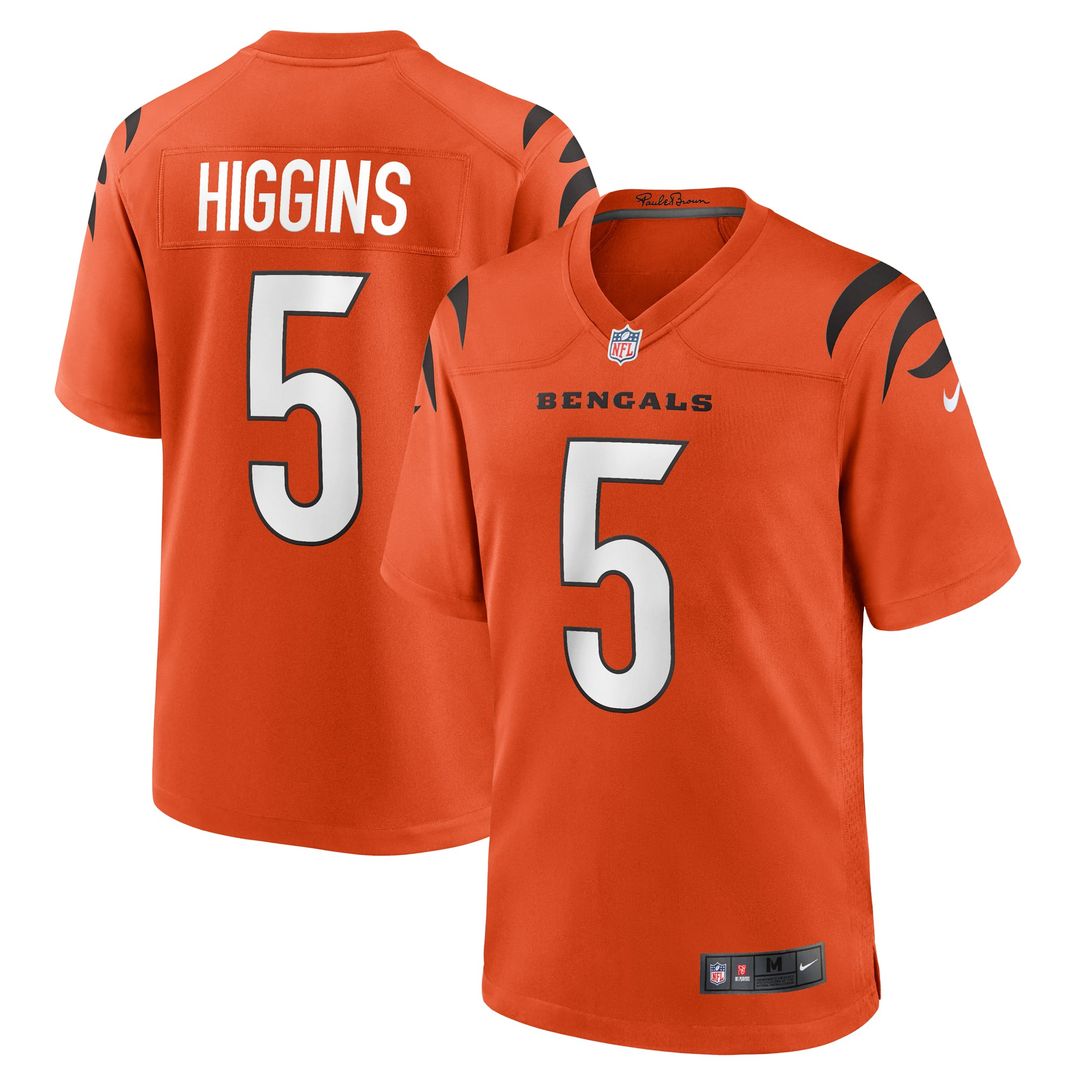 Cincinnati Bengals Tee Higgins Nike Black Game Jersey product image 20