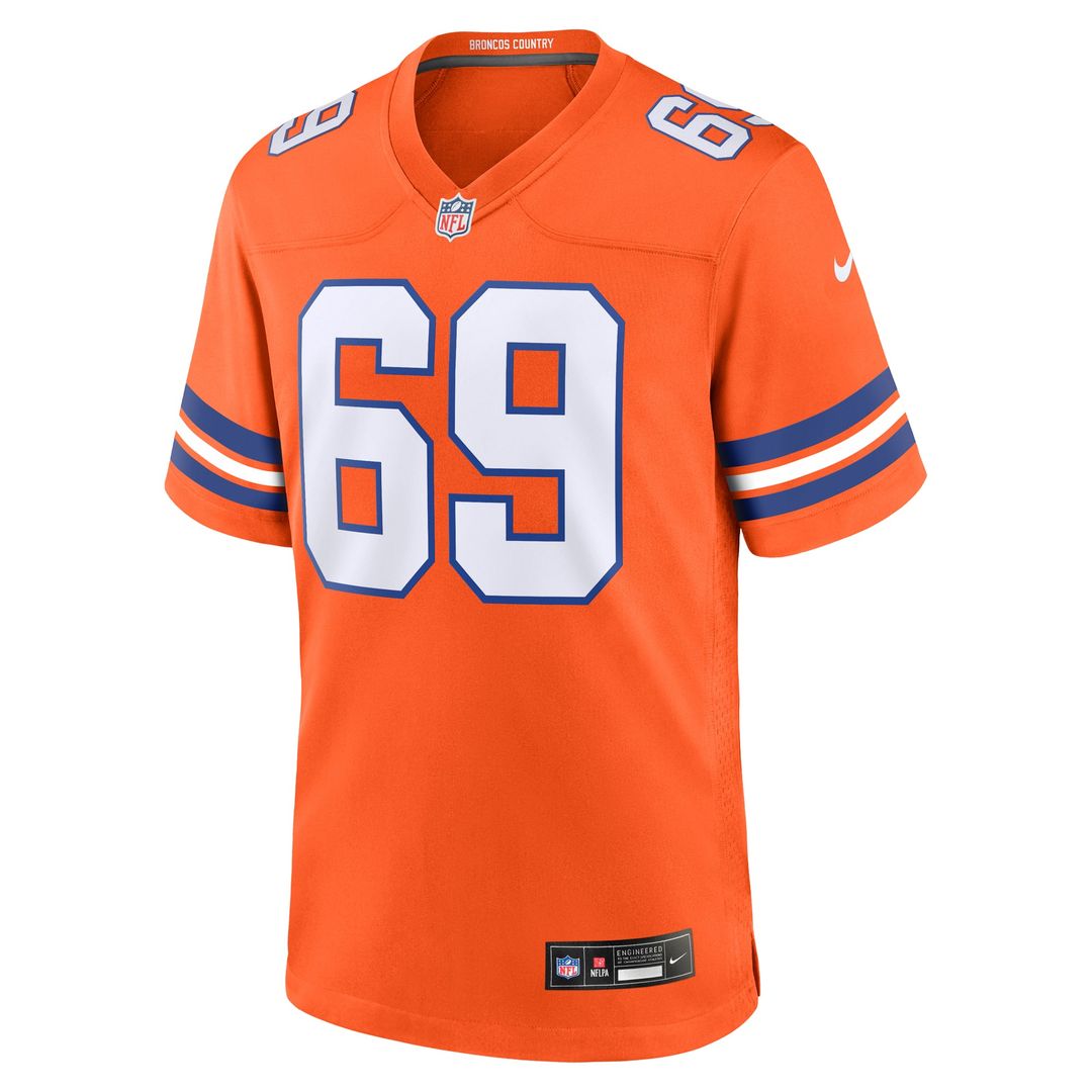 Men's Denver Broncos Mark Schlereth Nike Orange Retired product image 2