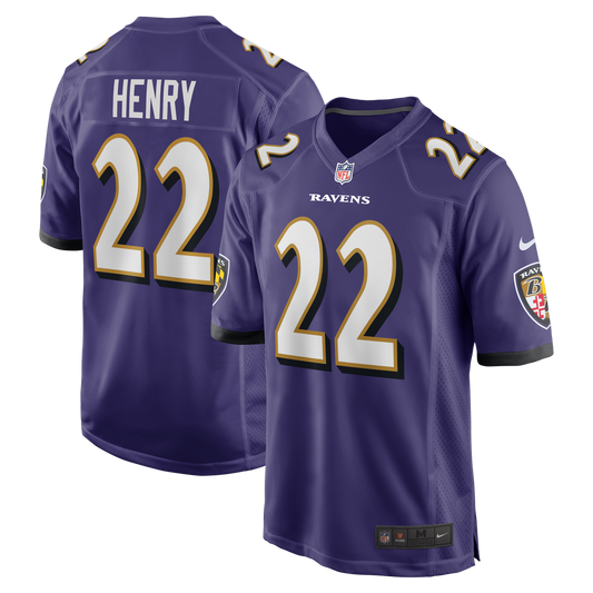 Men's Baltimore Ravens Derrick Henry Nike Purple Game product image 1