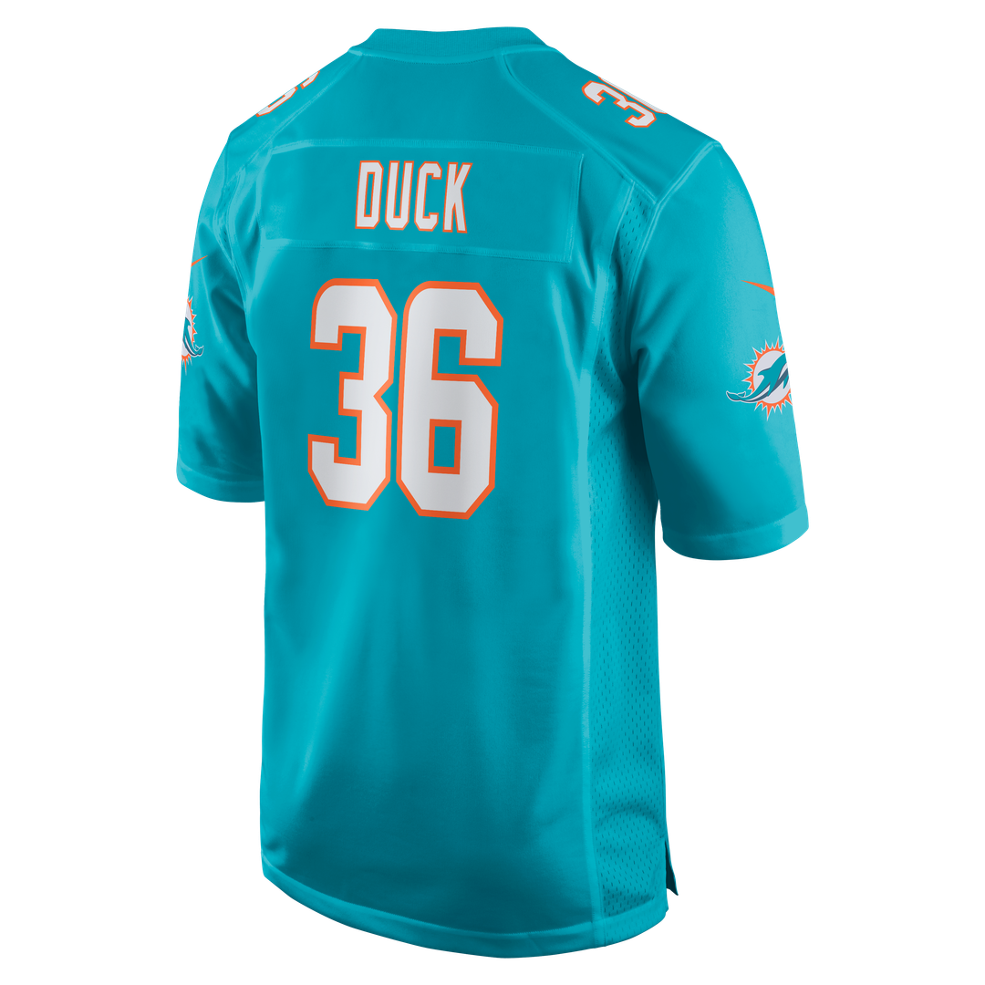 Men's Miami Dolphins Storm Duck Nike Aqua Game Jersey product image 3