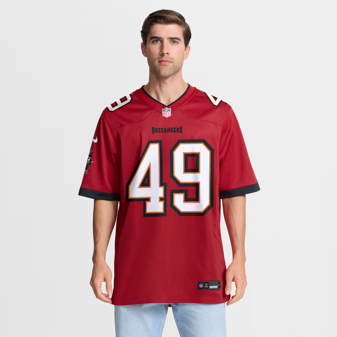 Tampa Bay Buccaneers Owen Wright Nike Red Game Jersey product image 4