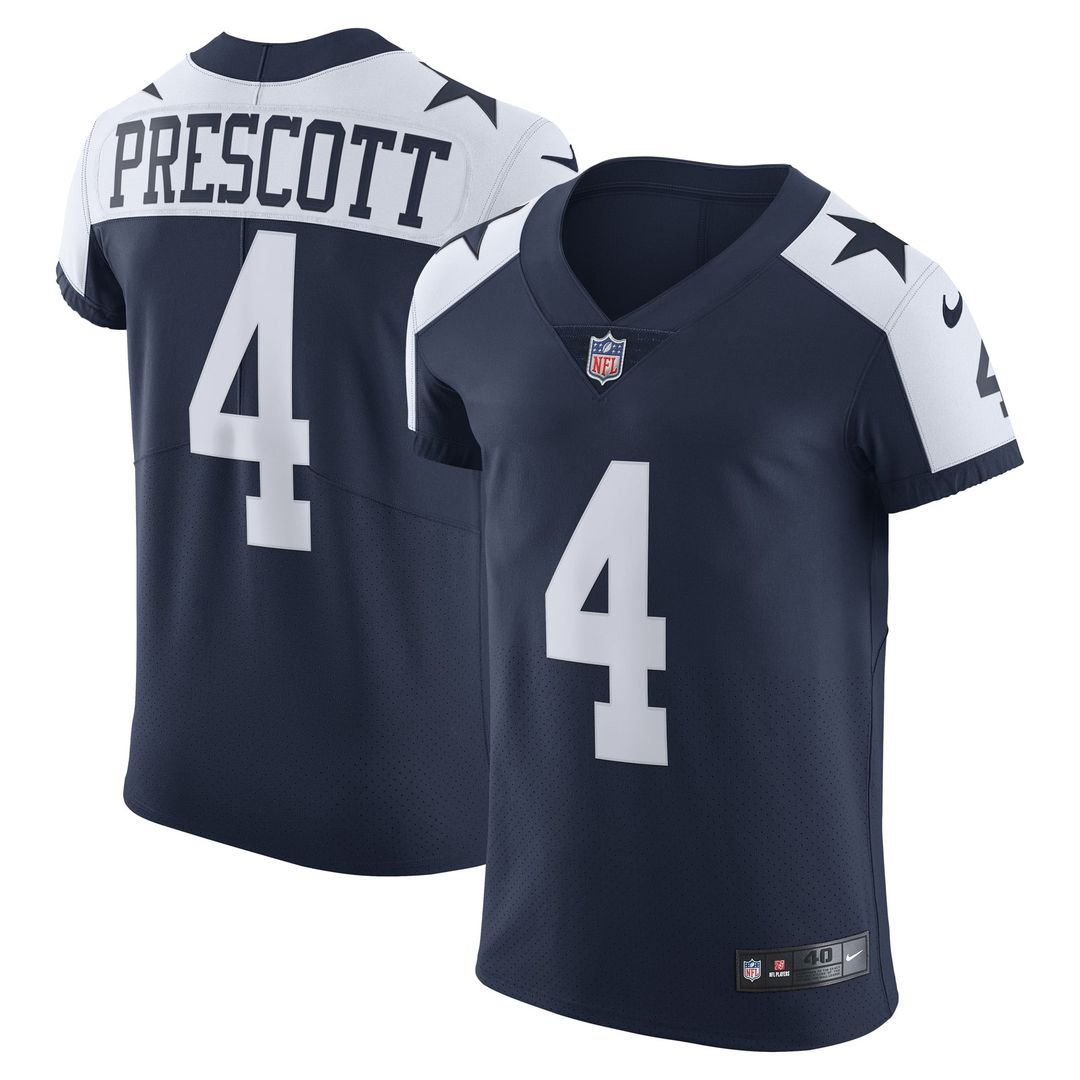 Men's Dallas Cowboys Dak Prescott Nike White Vapor Elite product image 7