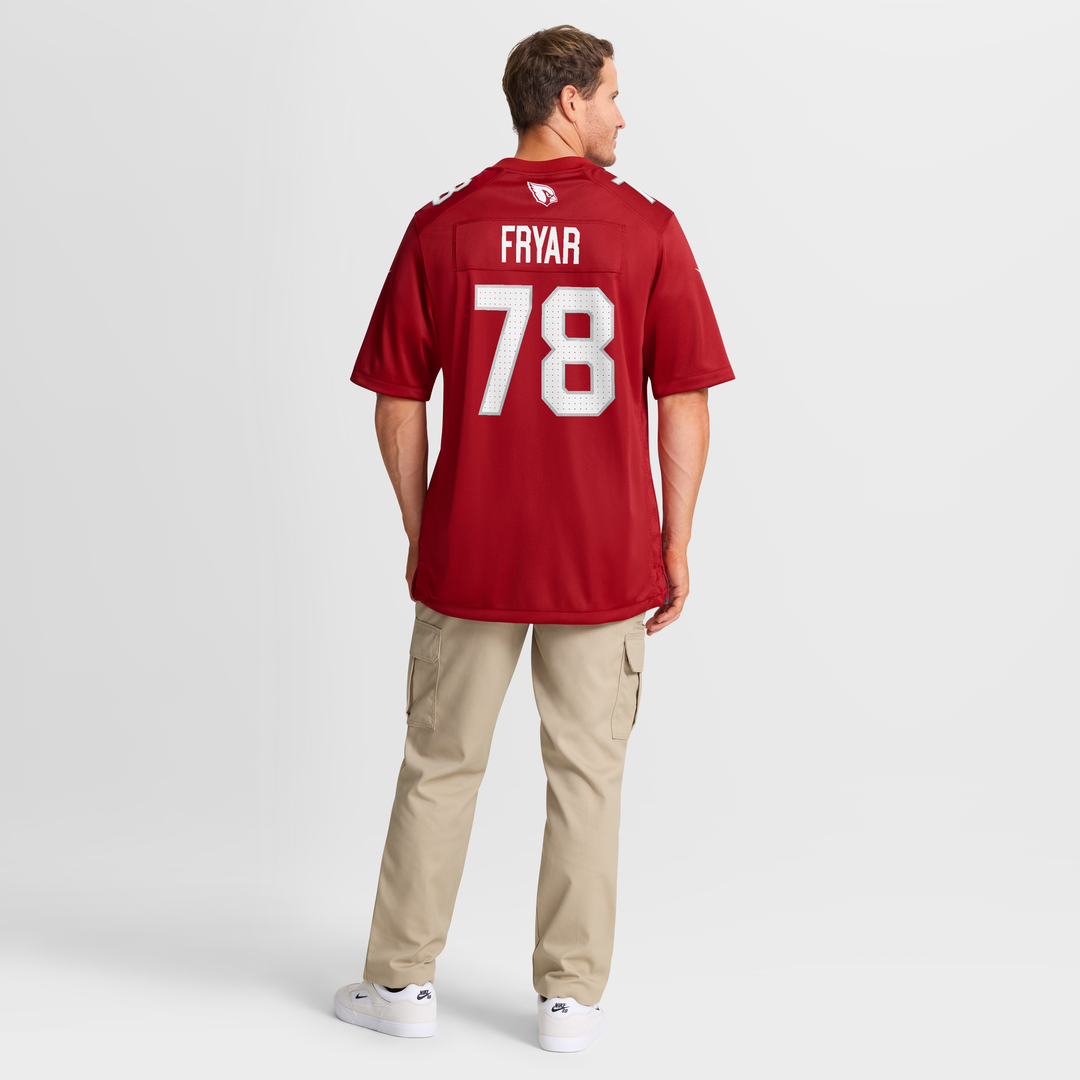 Arizona Cardinals Josh Fryar Nike Cardinal Game Jersey product image 8