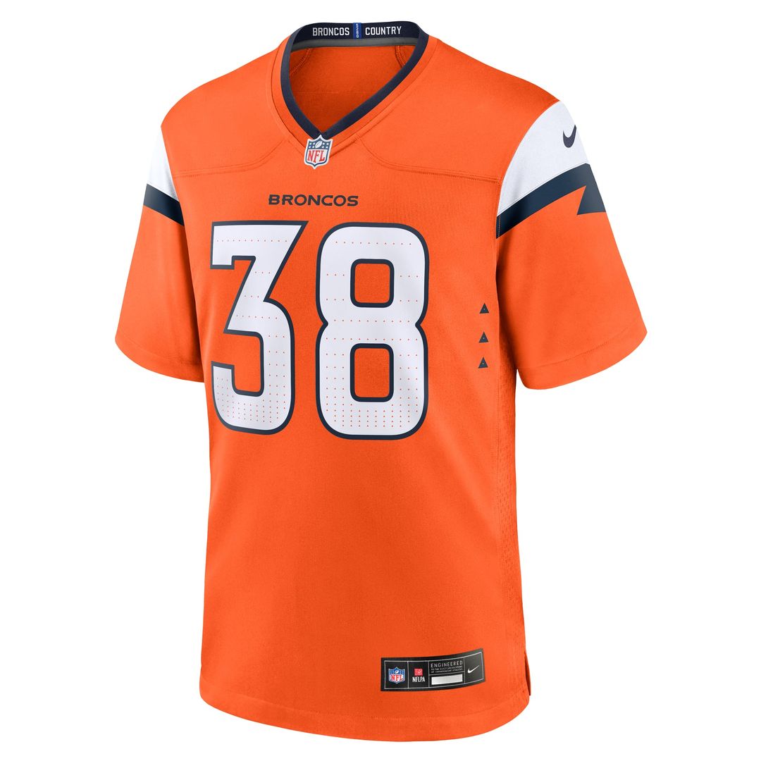 Men's Denver Broncos Jaleel McLaughlin Nike White Game product image 8