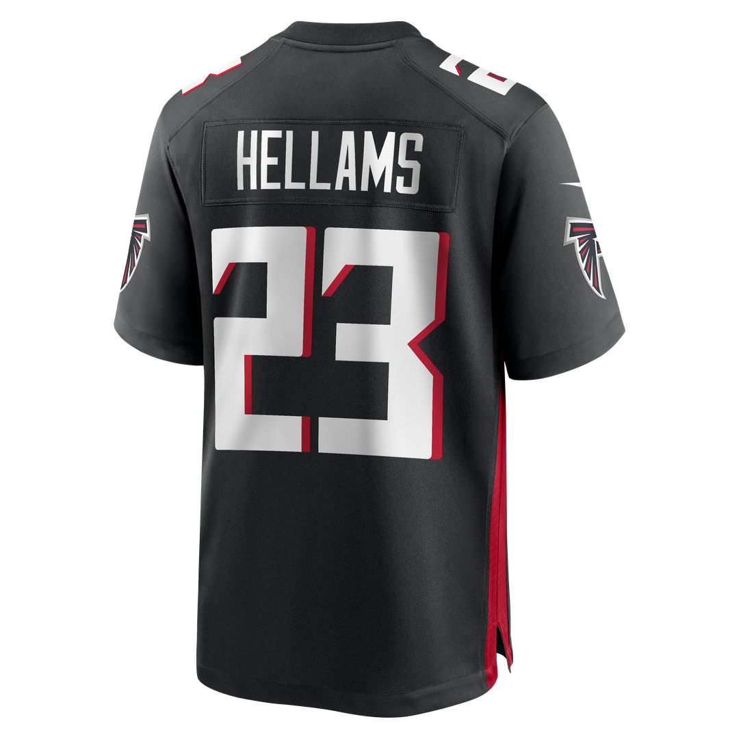 Men's Atlanta Falcons DeMarcco Hellams Nike Black Team Game product image 3
